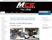 Tablet Screenshot of mycarshop.sg